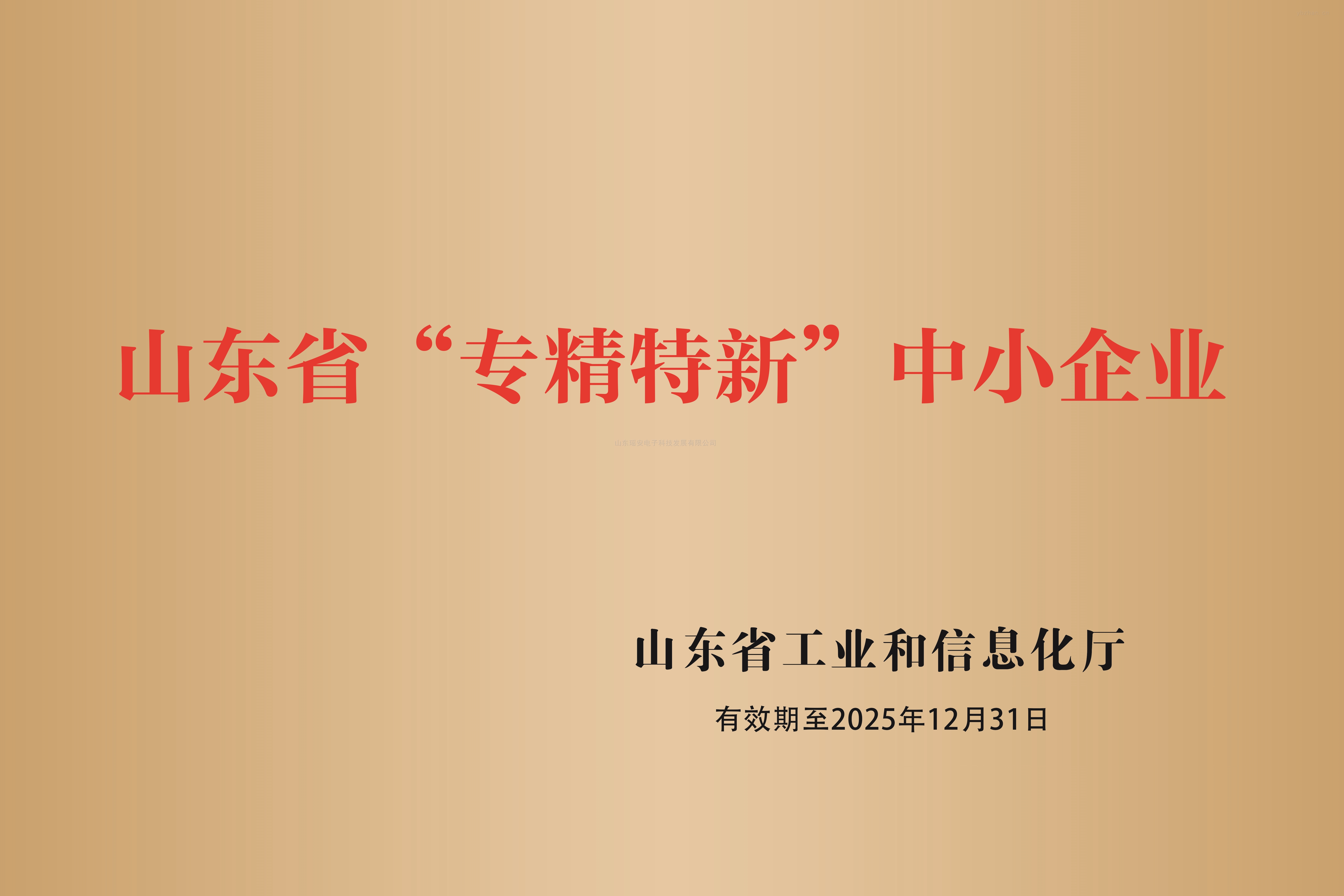 山東省專(zhuān)精特新